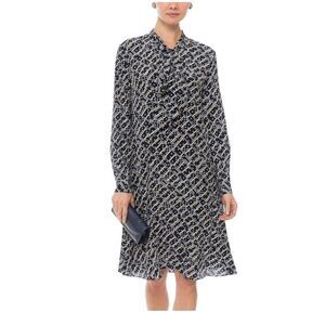 L. K. Bennett Domino Lotte Silk Dress Size US 6